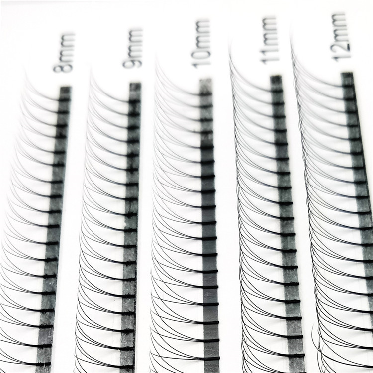 Pre-made Fan eyelash extensions Volume cluster eyelashes vendor manufacturer wholesale JZ01